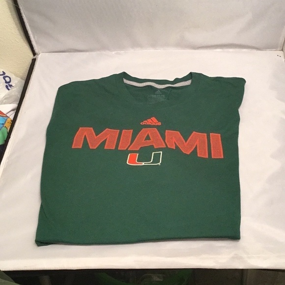 Adidas MIAMI PERFORMANCE SPORT T SHIRT SIZE 2 XL - Picture 1 of 3